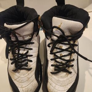 Black and White High-Top Sneakers